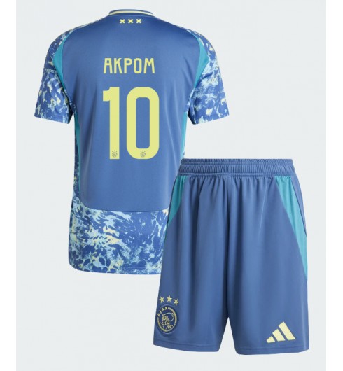 Fotbollströjor Barn Billiga AFC Ajax Bortatröja 2024/25 Chuba Akpom 10