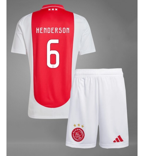 Köpa Fotbollskläder Set Barn AFC Ajax Hemmatröja 2024/25 Jordan Henderson 6