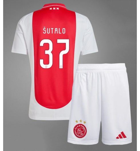 Köpa Fotbollskläder Set Barn AFC Ajax Hemmatröja 2024/25 Josip Šutalo 37