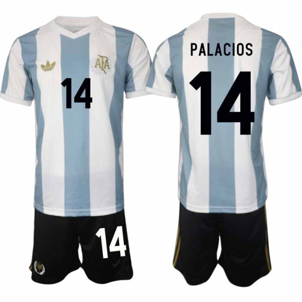 Köp Herr Argentina Specialutgåva 50-årsjubileum Matchtröja Fotbollsset Exequiel Palacios 14