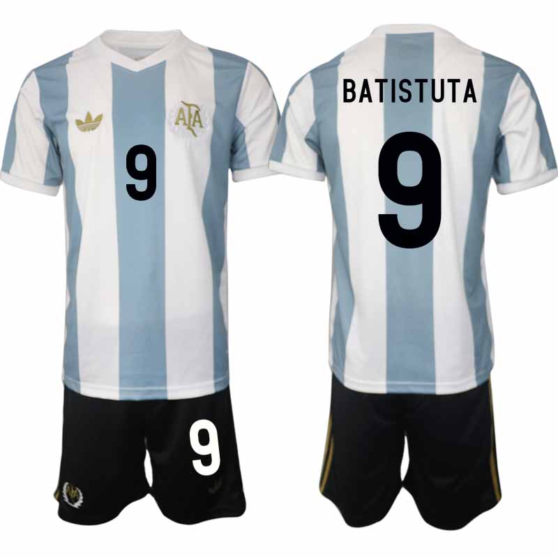 Köp Herr Argentina Specialutgåva 50-årsjubileum Matchtröja Fotbollsset Gabriel Batistuta 9