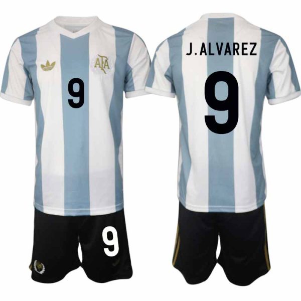 Köp Herr Argentina Specialutgåva 50-årsjubileum Matchtröja Fotbollsset Julian Alvarez 9