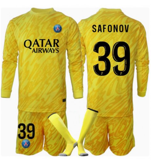 Köp Fotbollskläder Barn Paris Saint-Germain Målvakt Tredjetröja 2024/25 Matvei Safonov 39