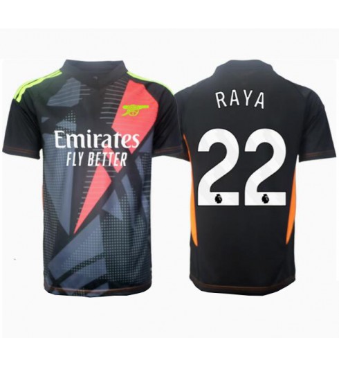 Fotbollströjor Billigt Herr Arsenal Målvakt Tredjetröja 2024/25 Kortärmad David Raya 22