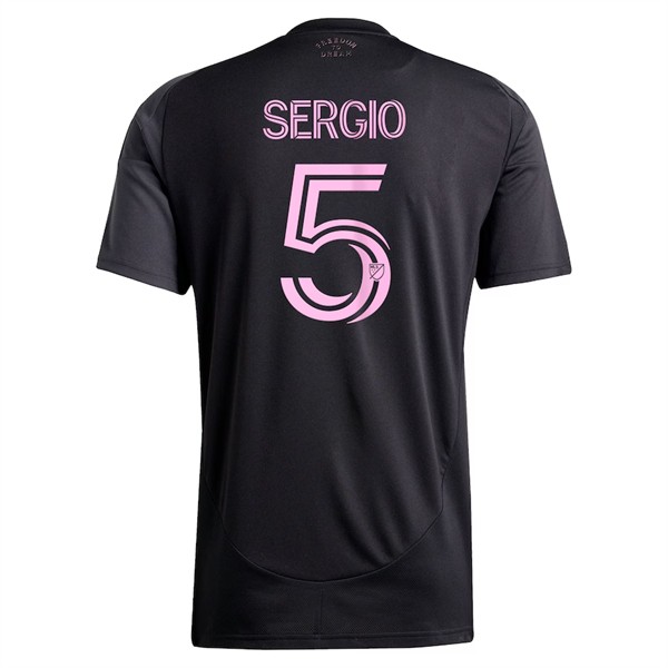 Köp Herr Inter Miami CF Bortatröja 2025/26 Fotbollströjor med tryck Sergio Busquets 5