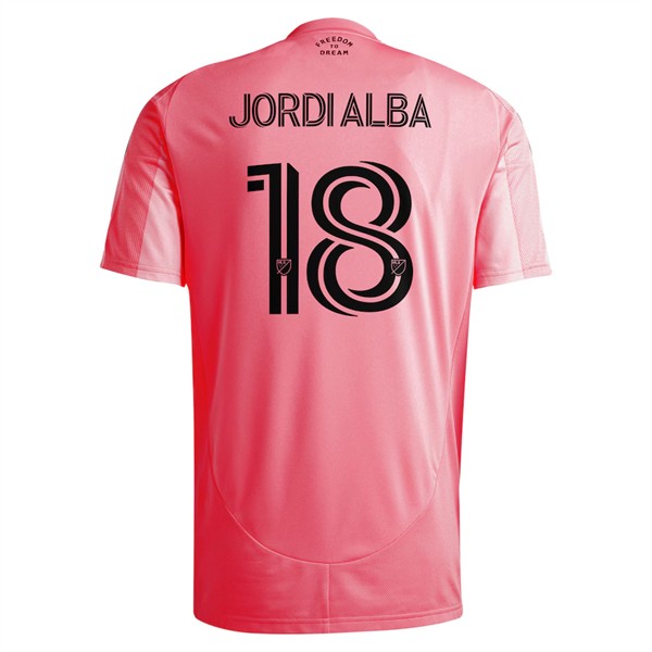 Köp Fotbollströjor Billigt Herr Inter Miami CF Hemmatröja 2025-26 Jordi Alba 18