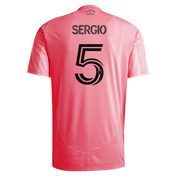 Herr Inter Miami CF Hemmatröja 2025/26 Matchställ Fotboll Sergio Busquets 5