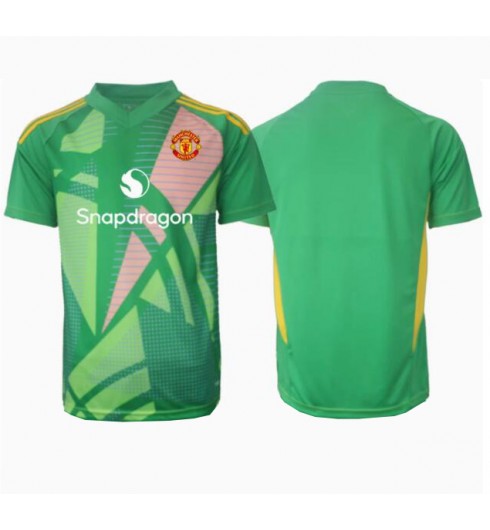 Köp Herr Manchester United Målvakt Tredjetröja 2024/25 Kortärmad Fotbollströja