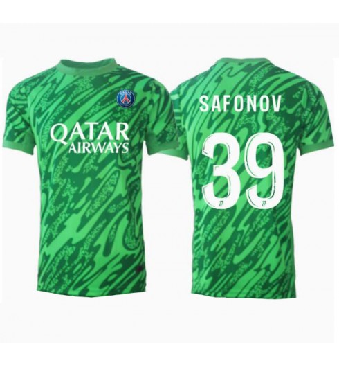 Fotbollströjor Herr Paris Saint-Germain Målvakt Hemmatröja 2024/25 Kortärmad Matvei Safonov 39