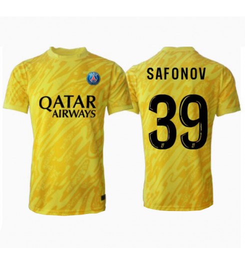 Herr Paris Saint-Germain Målvakt Tredjetröja 2024/25 Kortärmad Matvei Safonov 39