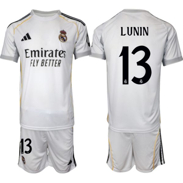 köpa Fotbollströjor Herr Real Madrid Hemmatröja 2025/26 Andriy Lunin 13