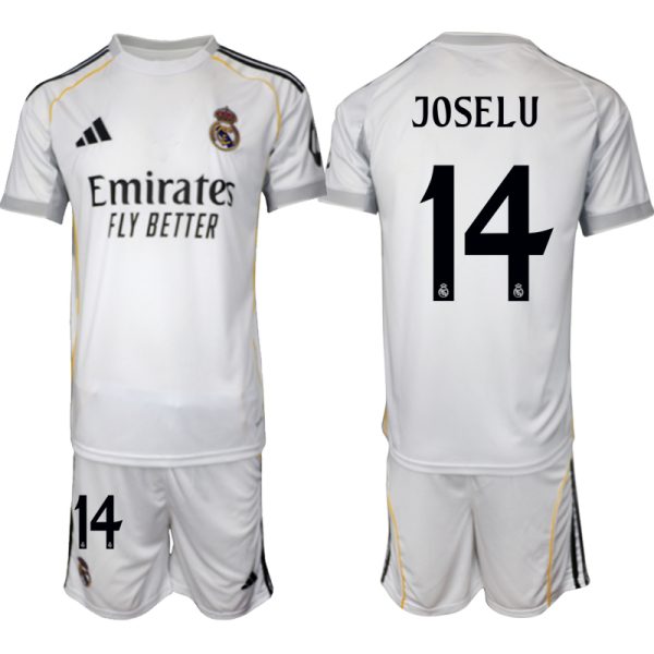 Billiga Fotbollströjor Herr Real Madrid Hemmatröja 2025/26 med namn Joselu 14