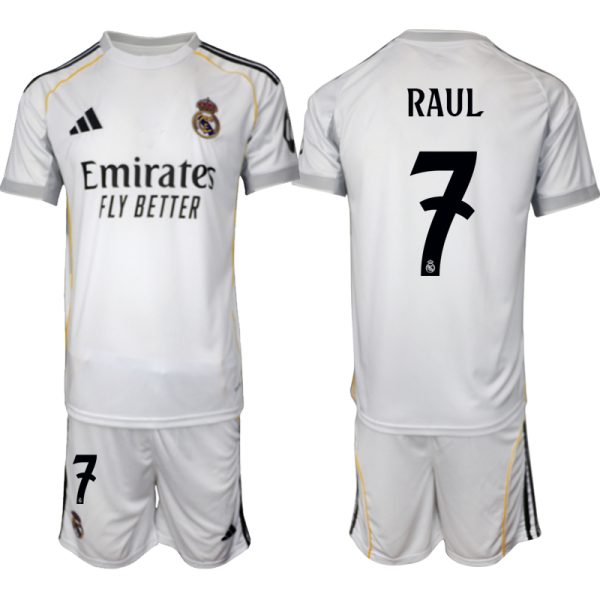 köpa Fotbollströjor Herr Real Madrid Hemmatröja 2025/26 Raul 7