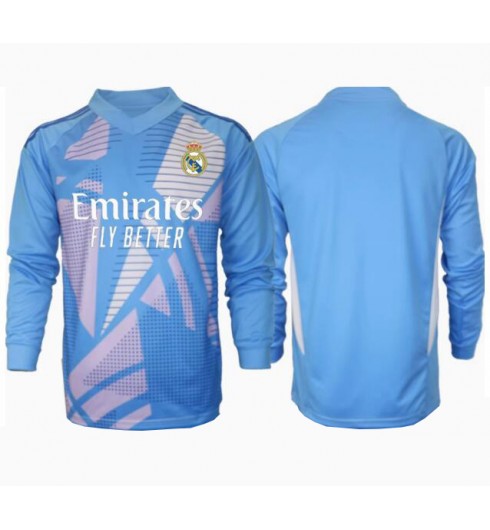 Köp Fotbollströjor Herr Real Madrid Målvakt Hemmatröja 2024/25 Långärmad