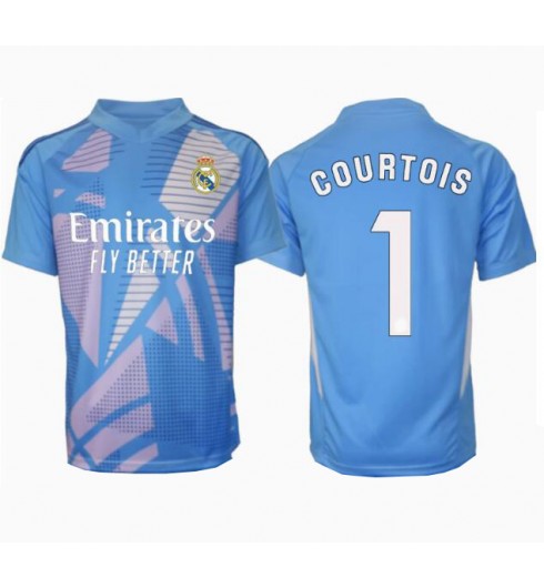Billiga Fotbollströjor Herr Real Madrid Målvakt Hemmatröja 2024/25 Thibaut Courtois 1