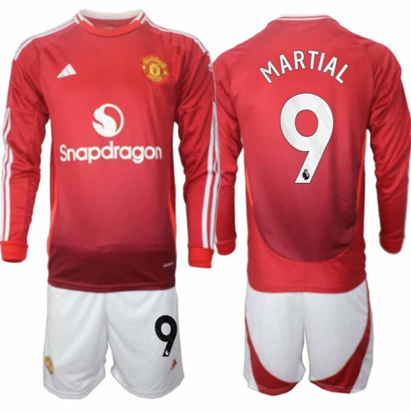 Fotbollströjor Billigt Herr Manchester United Hemmatröja 2024/25 Anthony Martial 9
