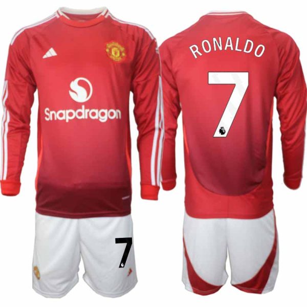 Billiga Fotbollströjor Herr Manchester United Hemmatröja 2024/25 Cristiano Ronaldo 7
