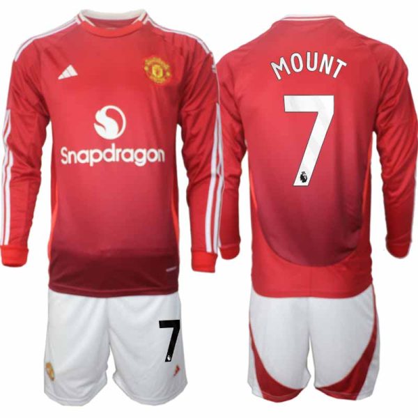 Billiga Fotbollströjor Herr Manchester United Hemmatröja 2024/25 Mason Mount 7