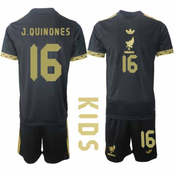 Fotbollskläder För Barn Mexiko 2025 Gold Cup Julián Quiñones 16