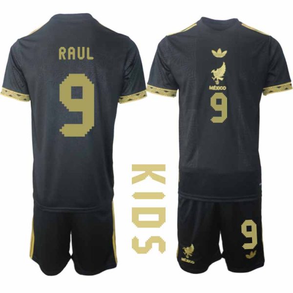Mexiko 2025 Gold Cup Fotbollströja med namn barn Raul Jimenez 9