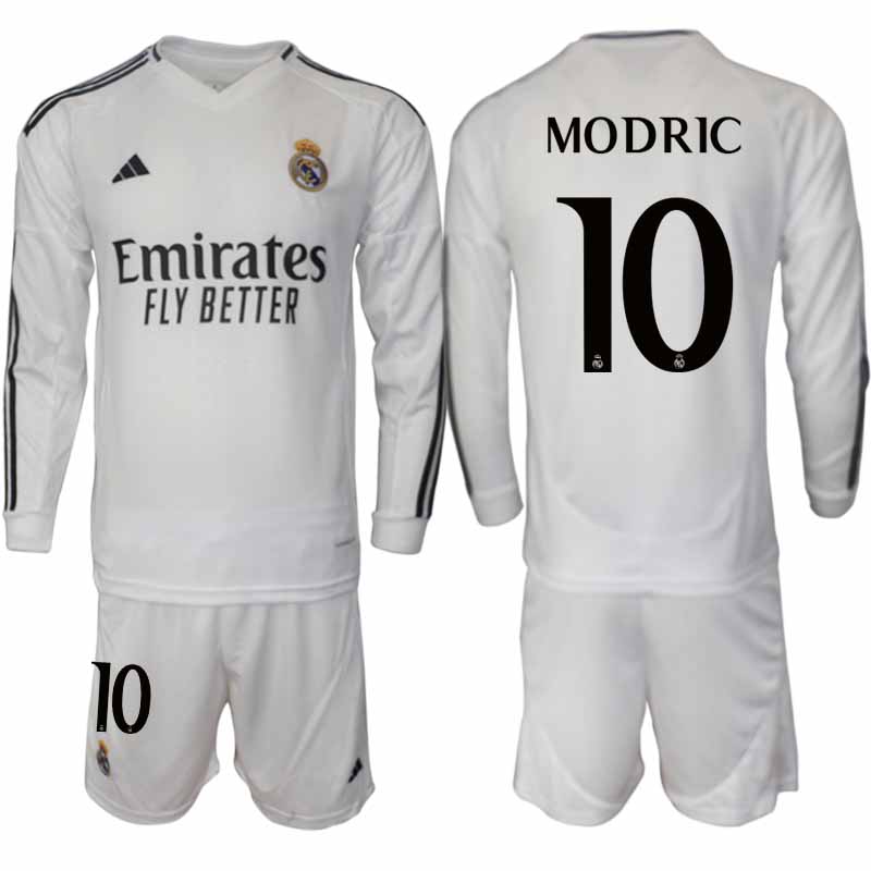 Billiga Fotbollströjor Herr Real Madrid Hemmatröja 2024/25 Fotbollsställ Luka Modric 10