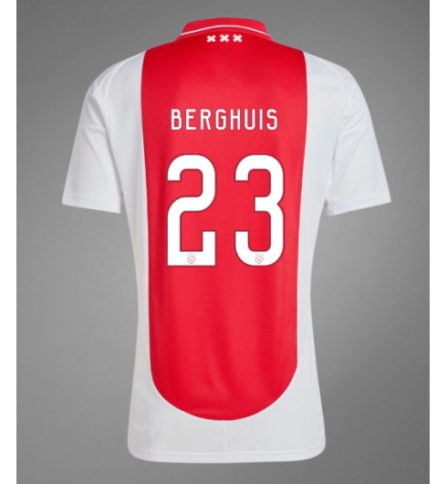 Köpa Billiga Fotbollströjor AFC Ajax Hemmatröja 2024/25 Kortärmad Steven Berghuis 23