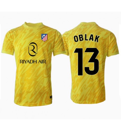 Billiga Fotbollströjor Herr Atlético Madrid Målvakt Tredjetröja 2024/25 Jan Oblak 13