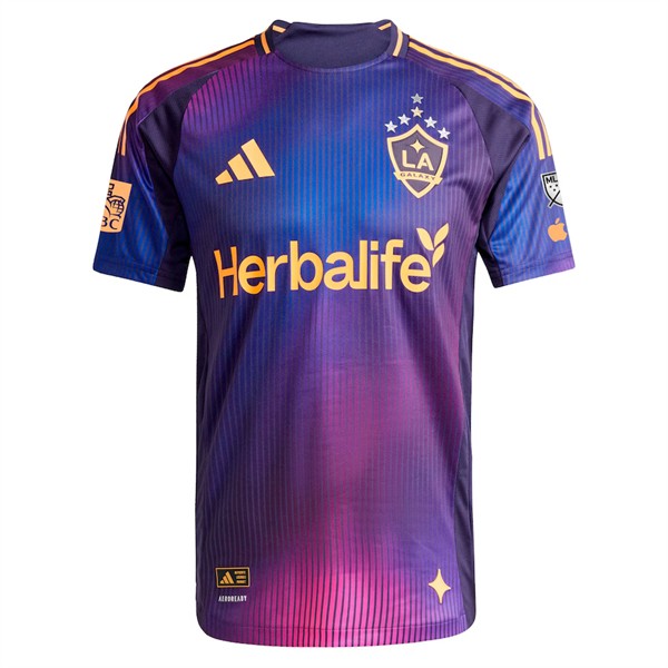 Billiga Fotbollströjor Herr LA Galaxy Bortatröja 2025/26 med eget namn
