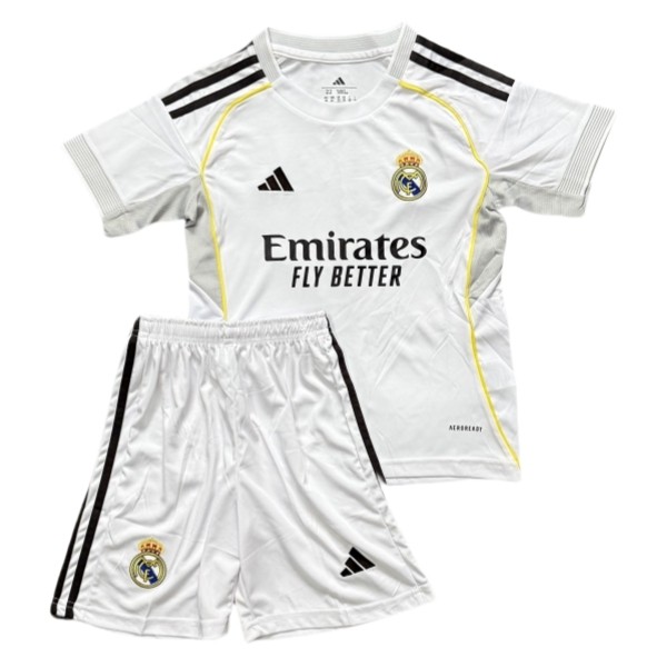Fotbollskläder För Barn Real Madrid Hemmatröja 2025/26 Fotbollsset