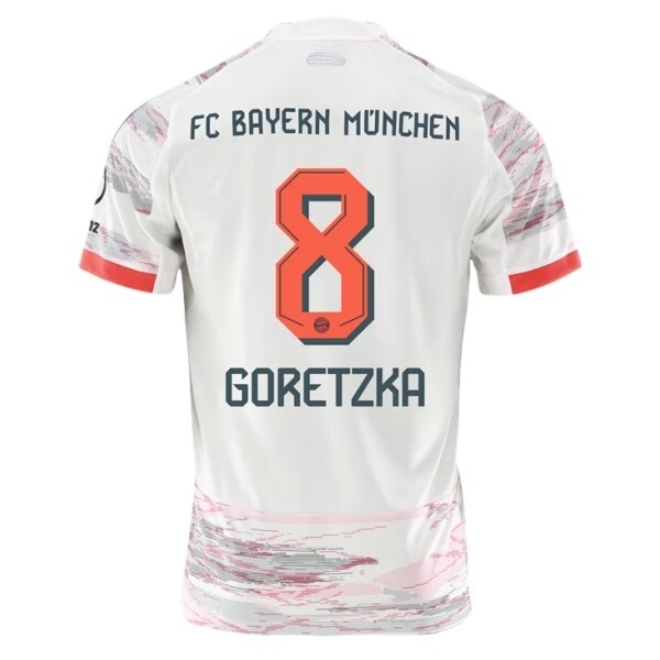 Fotbolls Matchtröjor Herr FC Bayern München Bortatröja 2025/26 Leon Goretzka 8