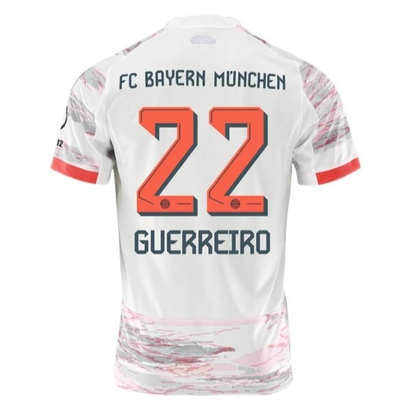 Billiga Fotbollströjor Herr FC Bayern München Bortatröja 2025/26 Raphaël Guerreiro 22