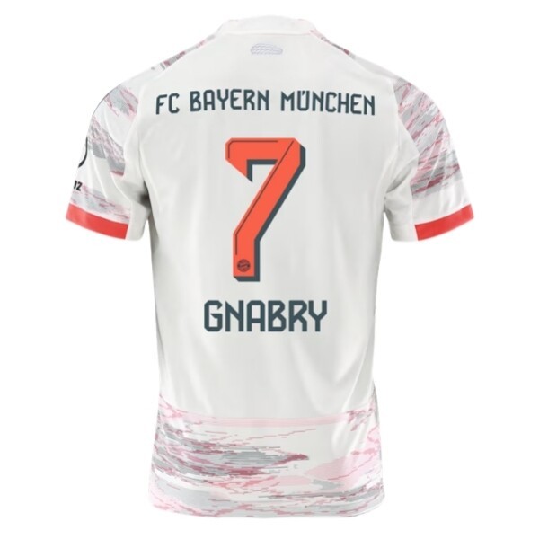 Fotbolls Matchtröjor Herr FC Bayern München Bortatröja 2025/26 Serge Gnabry 7