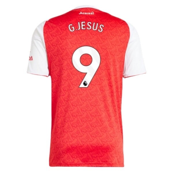 Billiga Fotbollskläder Herr Arsenal Hemmatröja 2025/26 Kortärmad Gabriel Jesus 9
