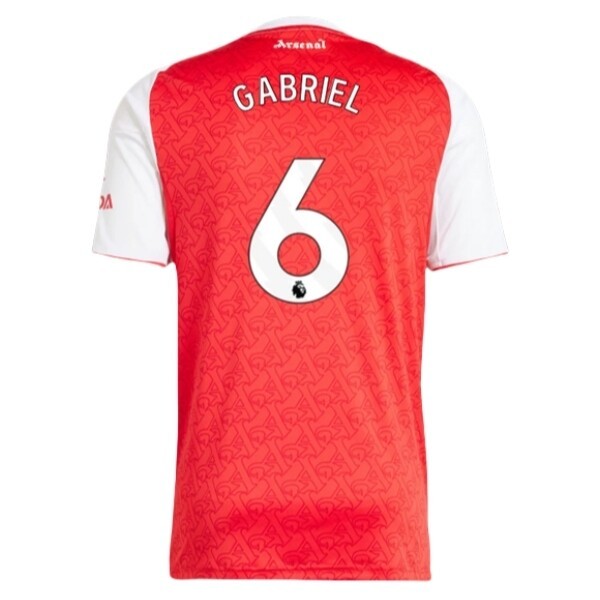 Billiga Fotbollskläder Herr Arsenal Hemmatröja 2025/26 Kortärmad Gabriel Magalhães 6