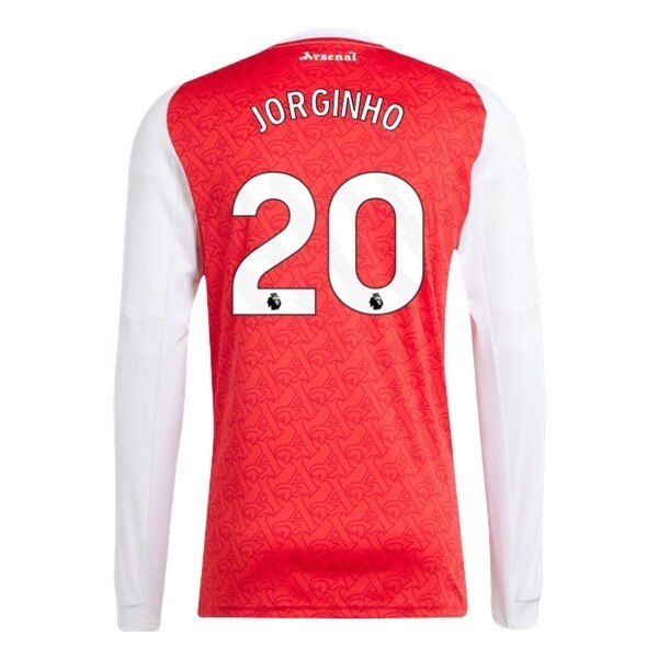 Arsenal Hemmatröja 2025/26 Långärmad Fotbollströja med namn Jorginho Frello 20