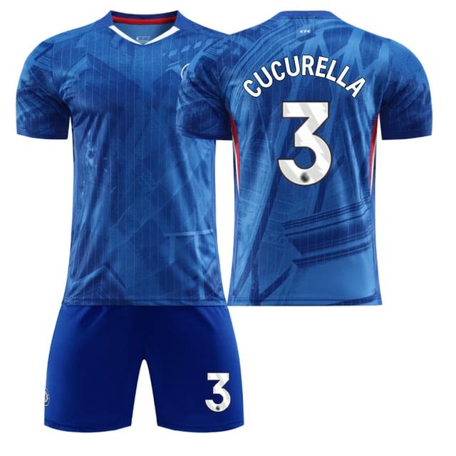 Fotbollströjor Billigt Barn Chelsea Hemmatröja 2025/26 Marc Cucurella 3