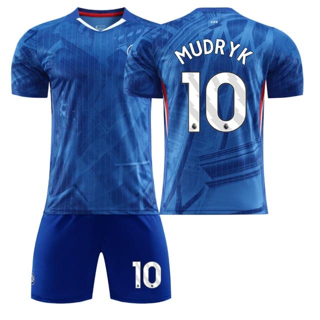 Fotbollströjor Billigt Barn Chelsea Hemmatröja 2025/26 Mykhailo Mudryk 10