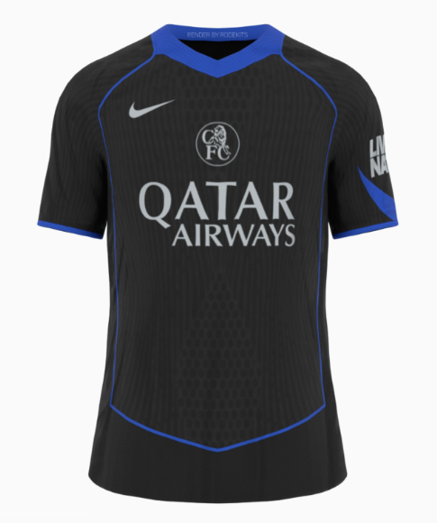 Fotbollströjor Billigt Herr Chelsea Tredjetröja 2025/26 Kortärmad