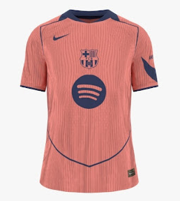 Billiga Fotbollströja Herr FC Barcelona Tredjetröja 2025/26 Kortärmad