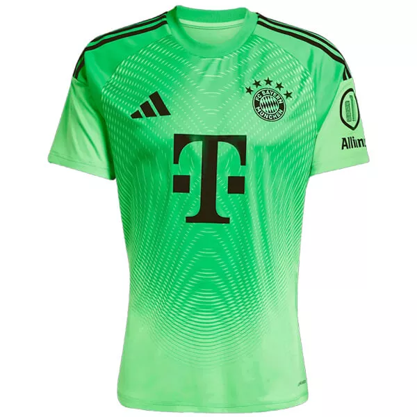 Fotbollströjor Billigt Herr FC Bayern München Målvaktströja 2025/26 Grön Kortärmad