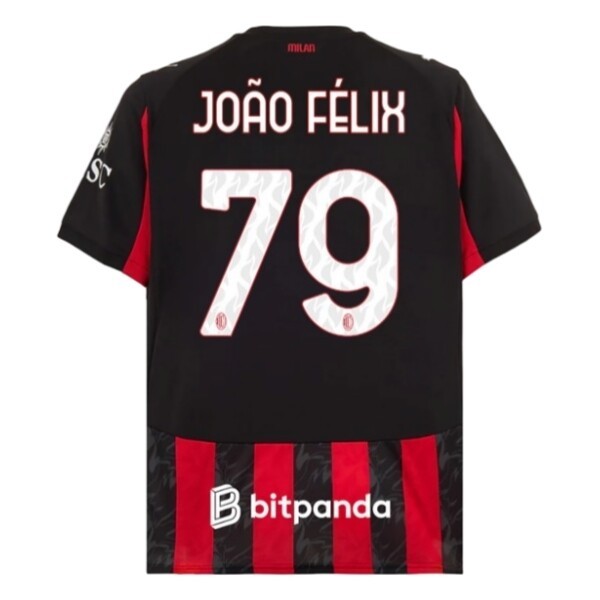 Billiga Fotbollströjor Herr AC Milan Hemmatröja 2025/26 João Félix 79