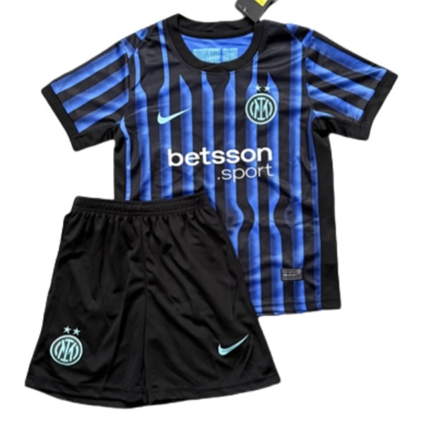 Billiga Fotbollströja Barn Inter Milan Hemmatröja 2025/26 Fotbollsställ
