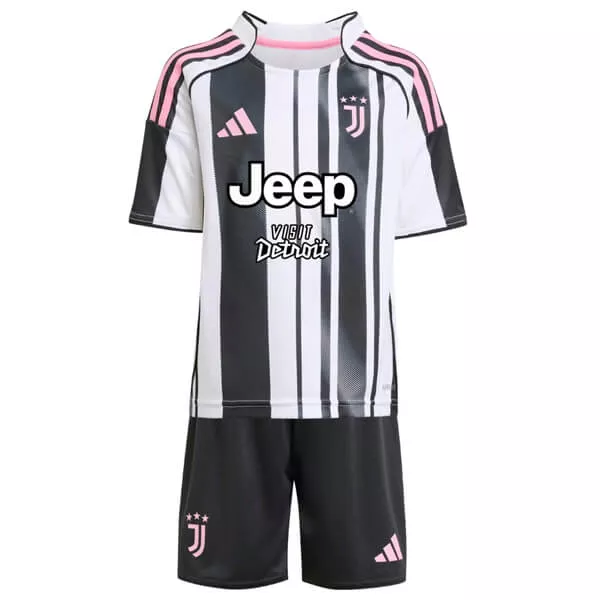 Billiga Fotbollströja Barn Juventus Hemmatröja 2025/26 Fotbollsställ