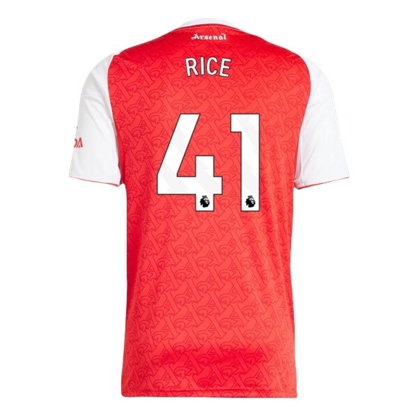 Matchtröjor Fotboll Herr Arsenal Hemmatröja 2025/26 Kortärmad Declan Rice 41