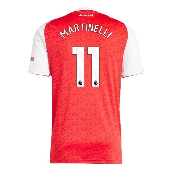 Fotbolls Matchtröjor Herr Arsenal Hemmatröja 2025/26 Kortärmad Gabriel Martinelli 11