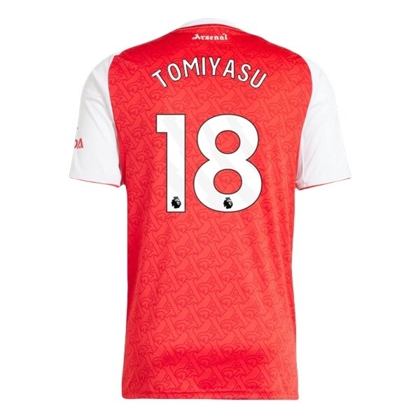 Köpa Fotbollströjor Herr Arsenal Hemmatröja 2025/26 Kortärmad Takehiro Tomiyasu 18
