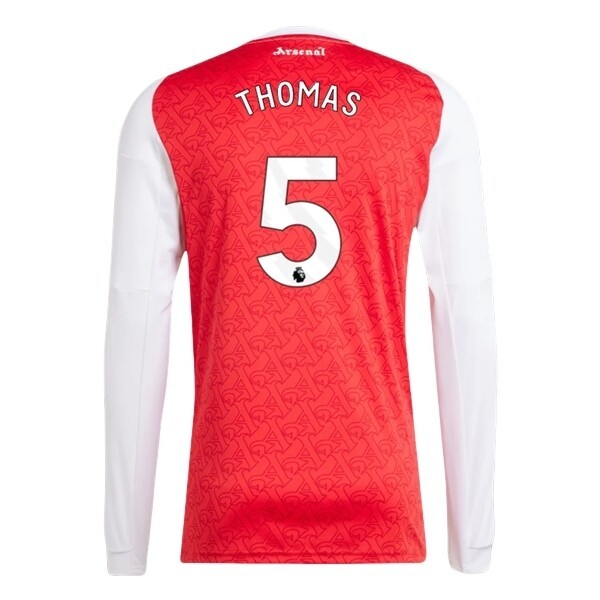 Matchtröjor Fotboll Arsenal Herr Hemmatröja 2025/26 Thomas Partey 5 Långärmad