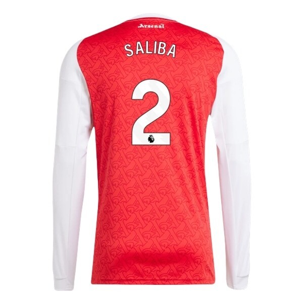 Köpa Fotbollströjor Arsenal Herr Hemmatröja 2025/26 Långärmad William Saliba 2