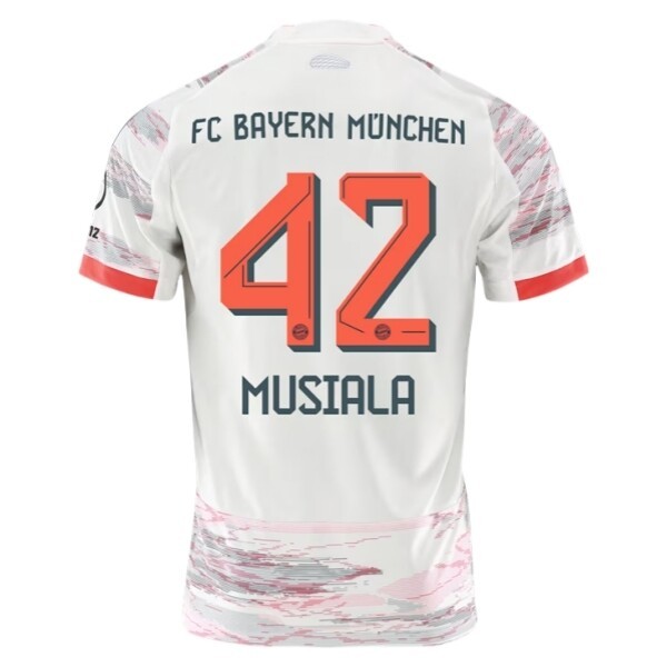 Billiga Fotbollströjor FC Bayern München Herr Bortatröja 2025/26 Jamal Musiala 42