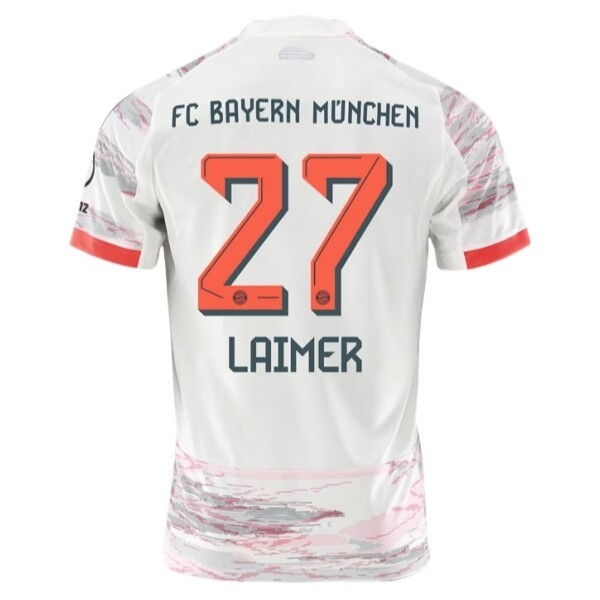 Köp Fotbollströjor FC Bayern München Herr Bortatröja 2025/26 Konrad Laimer 27